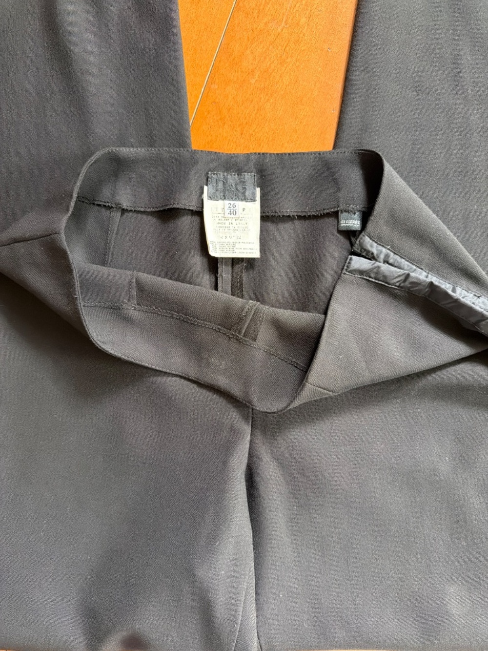 Dolce & Gabbana black crepe dress pants - Picture 4 of 4